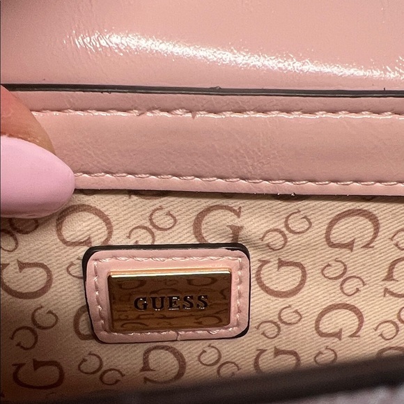 Guess | Blush Pink Shoulder Bag - Picture 8 of 11